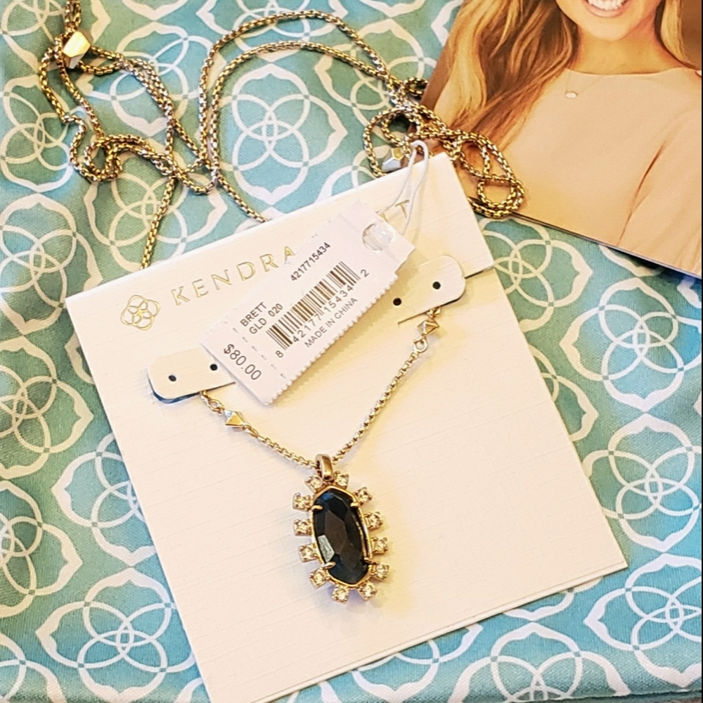 NWT Kendra Scott Gold Brett Necklace